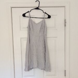 Old Navy Blue and White Striped Dress